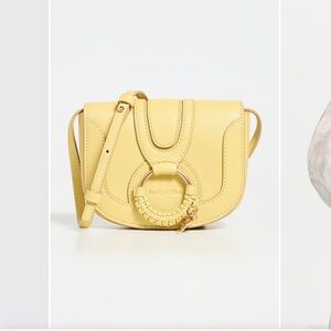 See By Chloe Mini Hana Leather Crossbody in Russet Green
